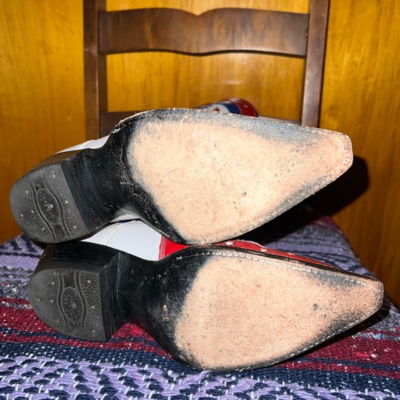 Thunderbird Eagle Rocketbuster Handmade Custom Western Leather Boots - Picture 7 of 11